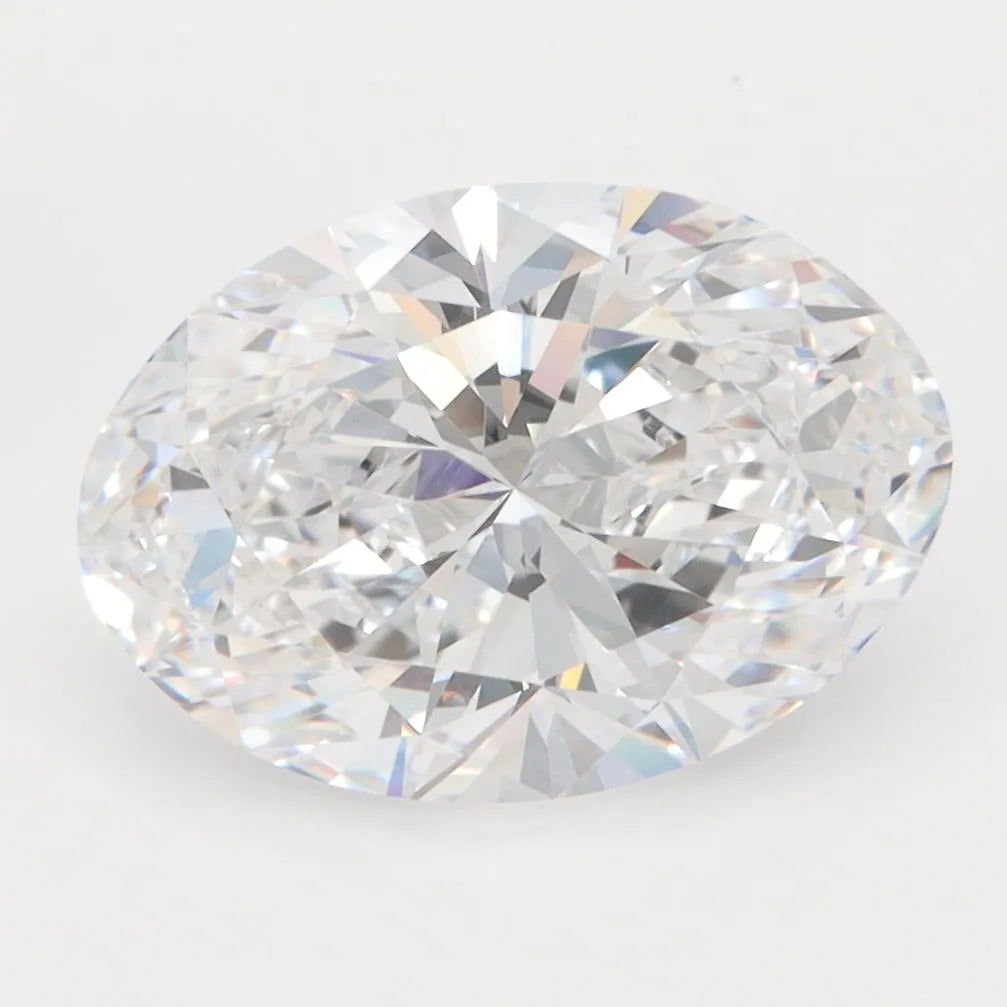 3.49ct Oval Lab Grown Diamond (Colour D, Clarity IF, IGI Certified)