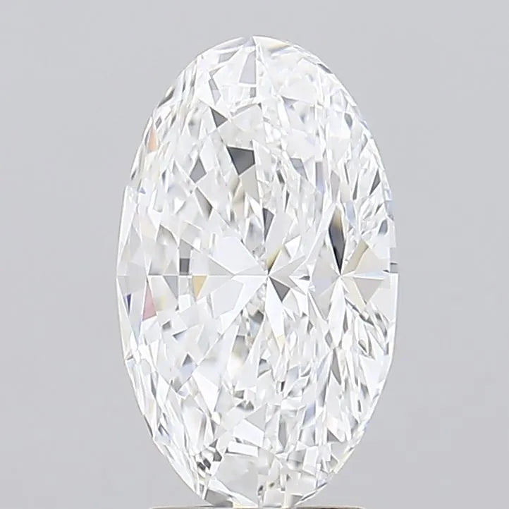 3.49ct Oval Lab Grown Diamond (Colour D, Clarity IF, IGI Certified)