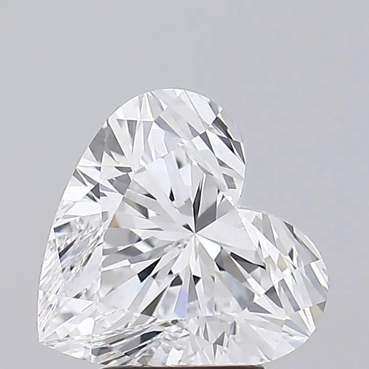 3.50ct Heart Lab Grown Diamond (Colour D, Clarity IF, Cut EX, GIA Certified)