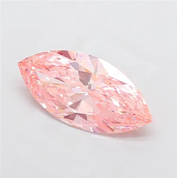 3.50ct Marquise Lab Grown Diamond (Colour Fancy Vivid Pink, Clarity VS1, IGI Certified)
