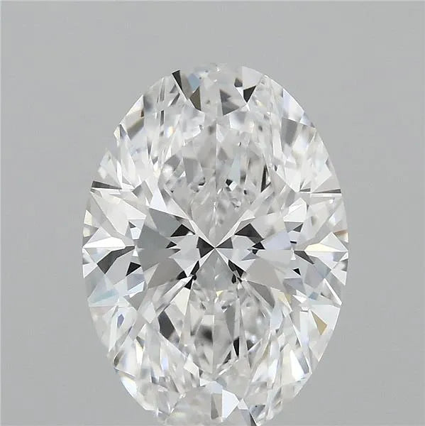3.50ct Oval Lab Grown Diamond (Colour D, Clarity VS1, IGI Certified)