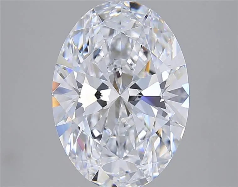 3.50ct Oval Lab Grown Diamond (Colour D, Clarity VVS1, IGI Certified)