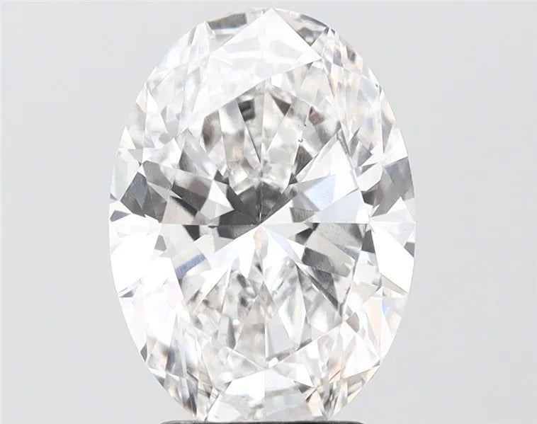 3.50ct Oval Lab Grown Diamond (Colour F, Clarity VS1, IGI Certified)