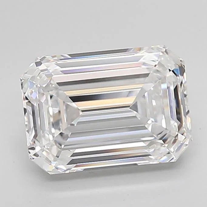 3.51ct Emerald Lab Grown Diamond (Colour D, Clarity IF, Cut EX, IGI Certified)