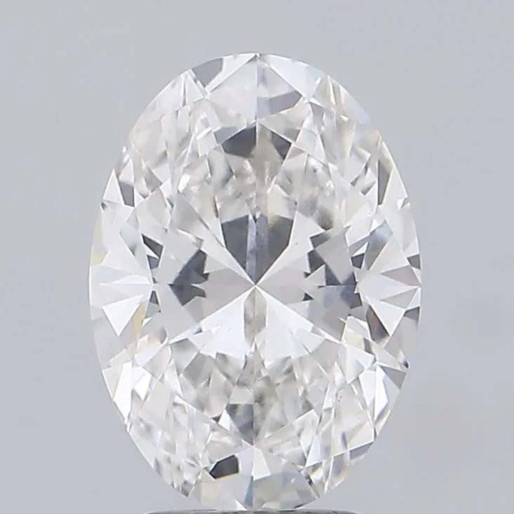 3.51ct Oval Lab Grown Diamond (Colour G, Clarity VVS2, IGI Certified)