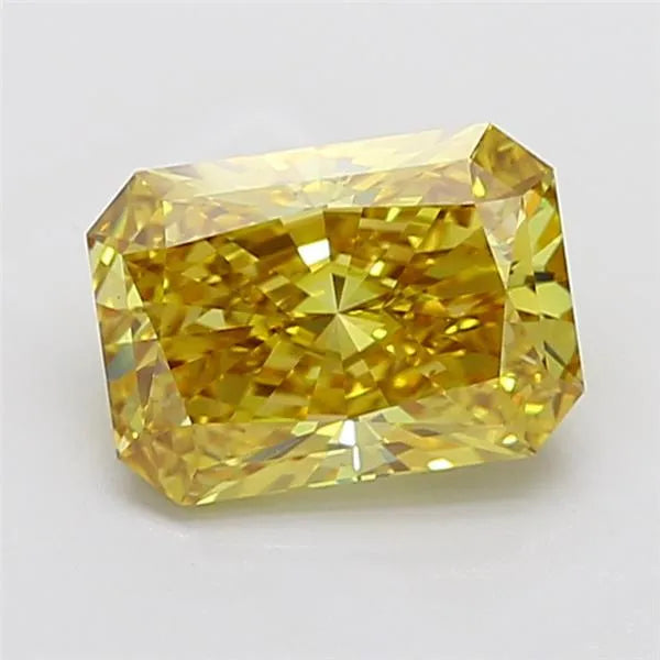 3.51ct Radiant Lab Grown Diamond (Colour Fancy Intense Yellow, Clarity VS1, IGI Certified)