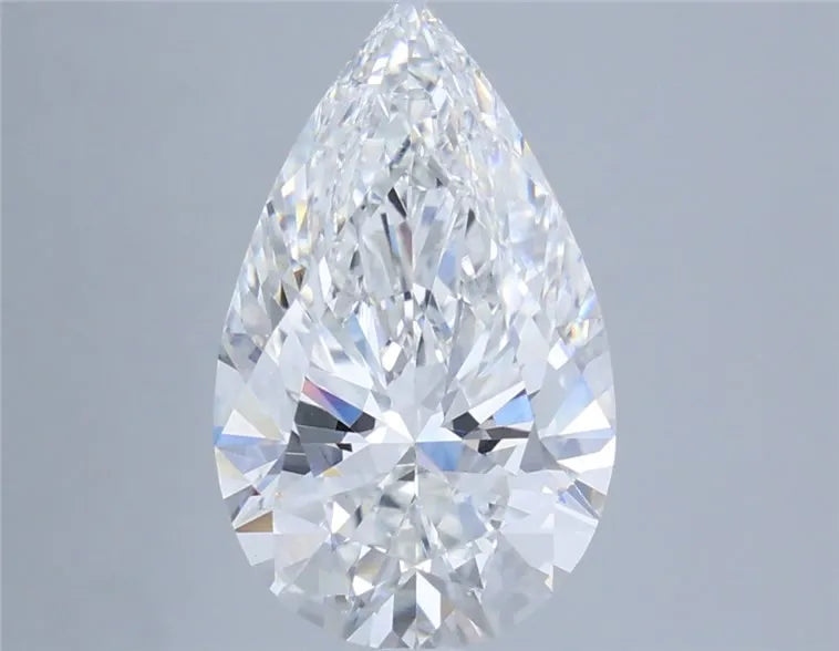 3.52ct Pear Lab Grown Diamond (Colour E, Clarity VVS2, IGI Certified)