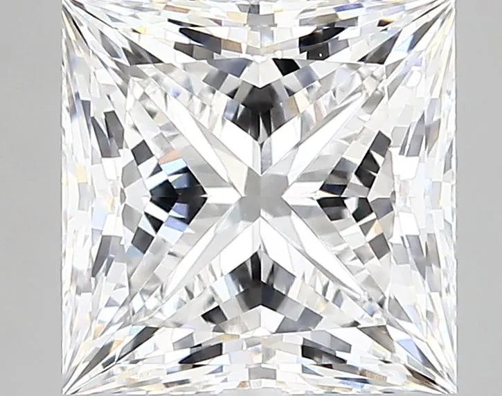 3.52ct Princess Lab Grown Diamond (Colour E, Clarity VVS2, Cut EX, GIA Certified)