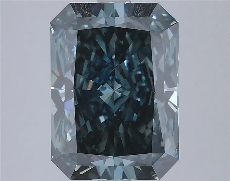 3.52ct Radiant Lab Grown Diamond (Colour Fancy Deep Blue, Clarity VS1, IGI Certified)