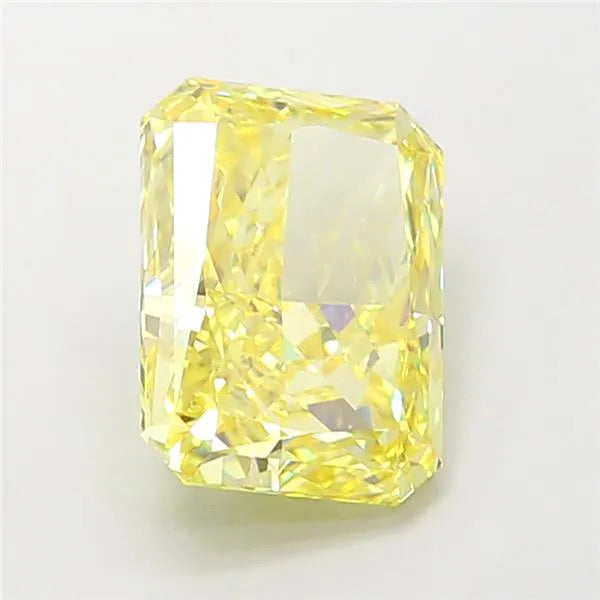 3.52ct Radiant Lab Grown Diamond (Colour Fancy Intense Yellow, Clarity VVS2, IGI Certified)