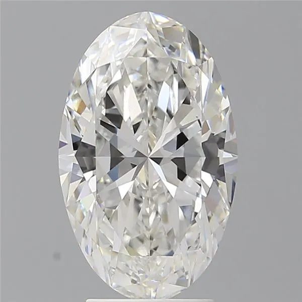 3.53ct Oval Lab Grown Diamond (Colour F, Clarity VVS2, IGI Certified)