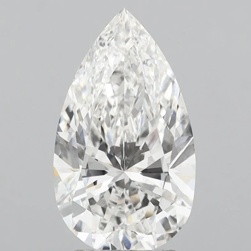 3.53ct Pear Lab Grown Diamond (Colour F, Clarity VS1, IGI Certified)