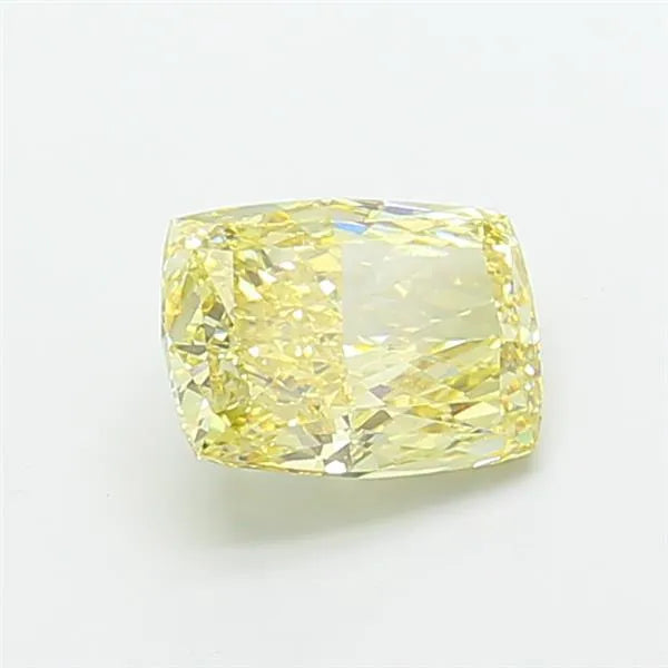 3.54ct Cushion modified Lab Grown Diamond (Colour Fancy Intense Yellow, Clarity VS1, IGI Certified)