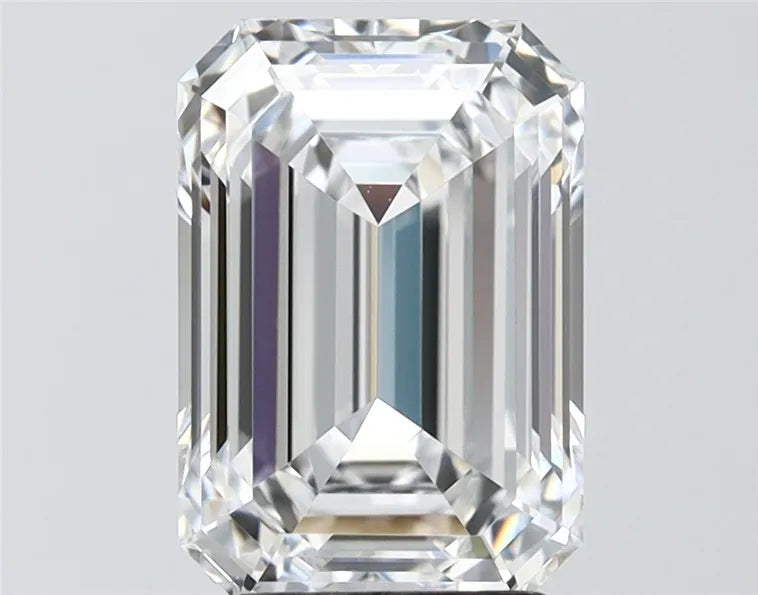 3.54ct Emerald Lab Grown Diamond (Colour D, Clarity IF, IGI Certified)