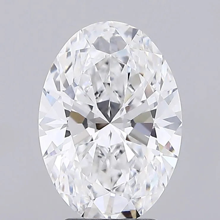 3.54ct Oval Lab Grown Diamond (Colour E, Clarity VVS2, GIA Certified)