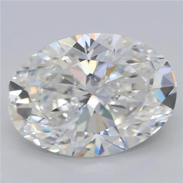3.54ct Oval Lab Grown Diamond (Colour E, Clarity VVS2, IGI Certified)