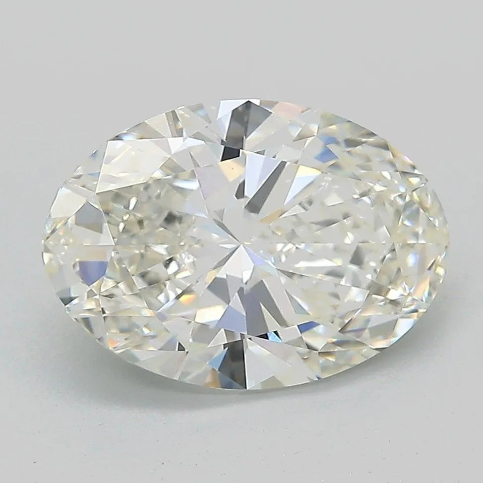 3.54ct Oval Lab Grown Diamond (Colour I, Clarity VVS2, Cut VG, IGI Certified)