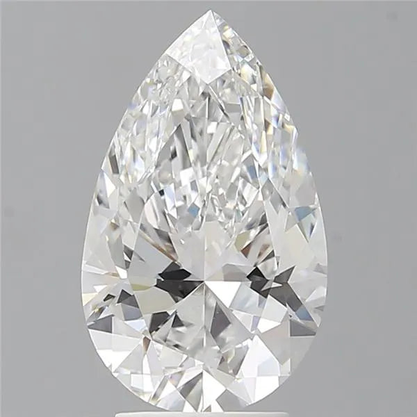 3.54ct Pear Lab Grown Diamond (Colour E, Clarity VVS2, IGI Certified)