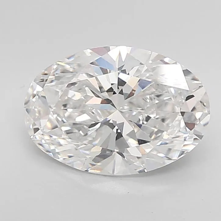 3.55ct Oval Lab Grown Diamond (Colour E, Clarity VVS2, IGI Certified)