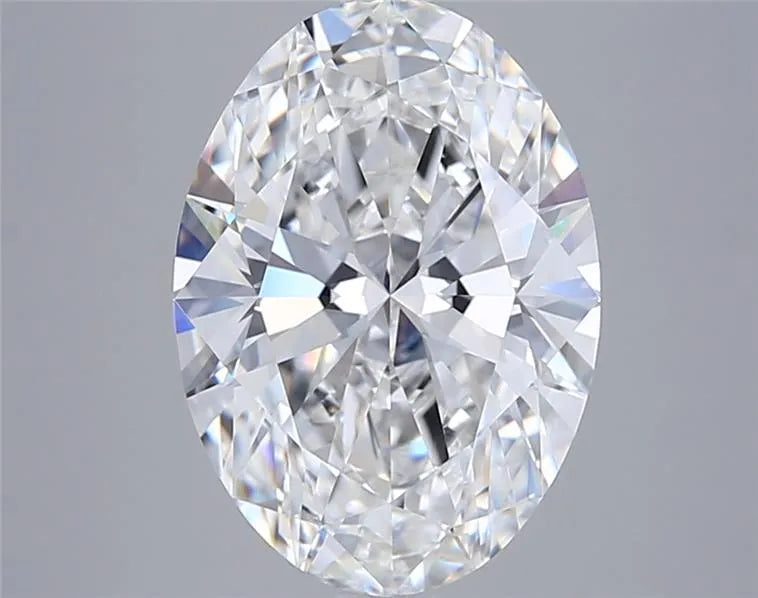 3.55ct Oval Lab Grown Diamond (Colour F, Clarity VVS1, IGI Certified)