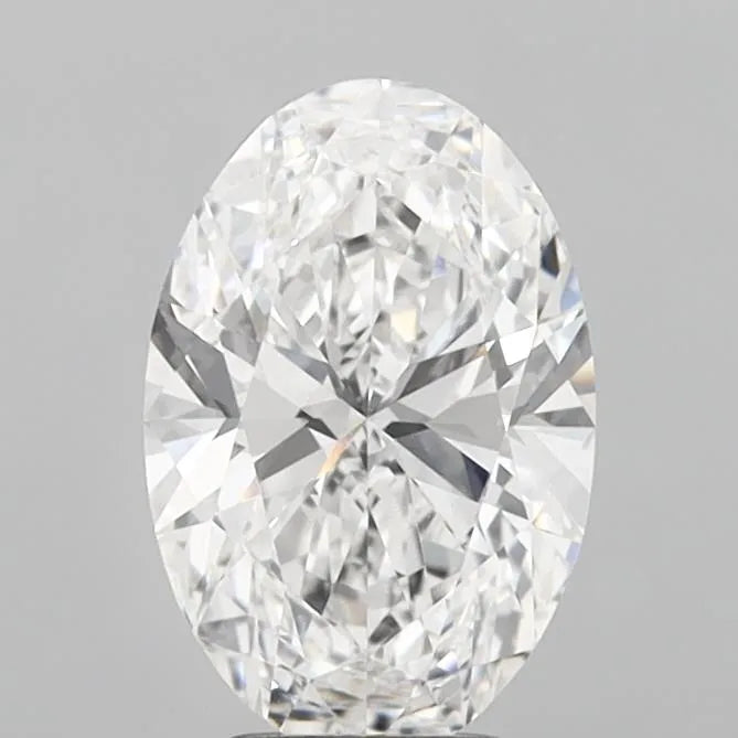 3.56ct Oval Lab Grown Diamond (Colour D, Clarity VVS2, IGI Certified)