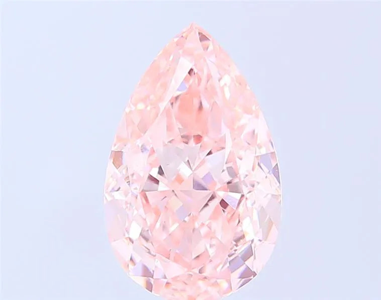 3.56ct Pear Lab Grown Diamond (Colour Fancy Intense Pink, Clarity VS1, IGI Certified)