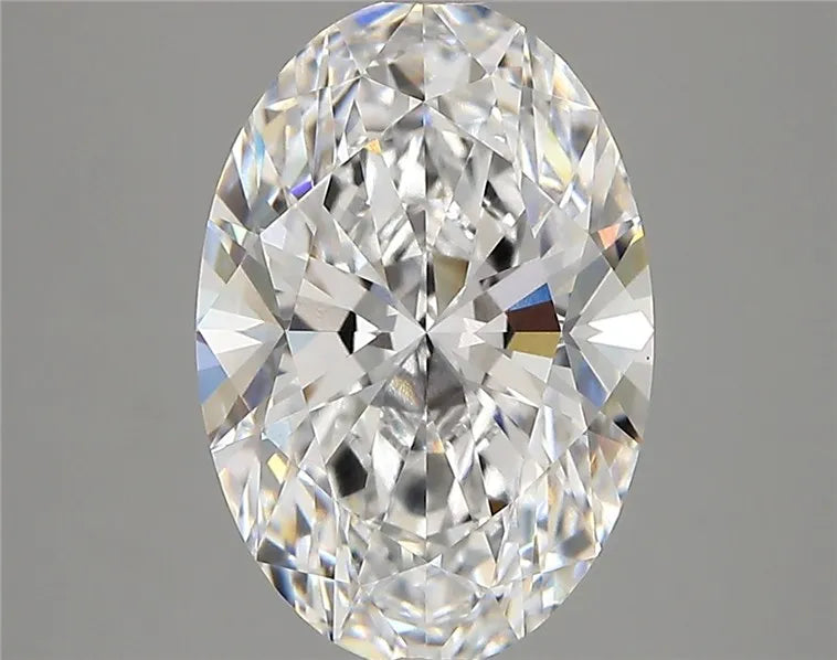 3.58ct Oval Lab Grown Diamond (Colour D, Clarity VVS2, IGI Certified)