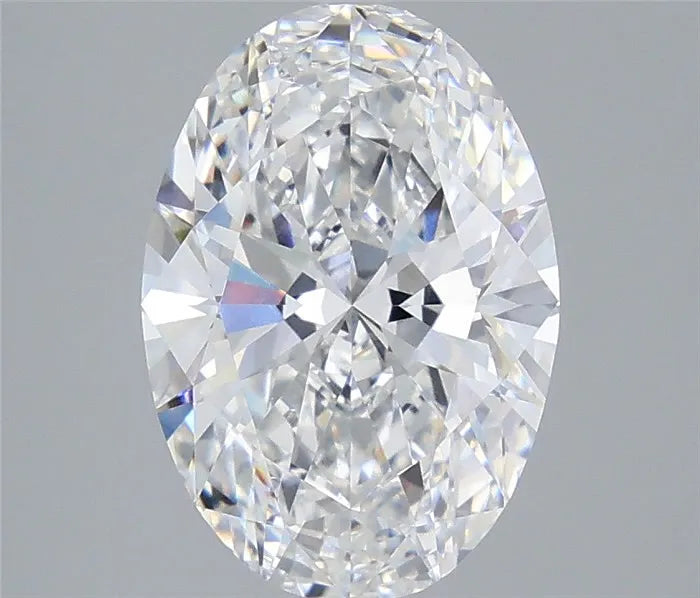 3.58ct Oval Lab Grown Diamond (Colour D, Clarity VVS2, IGI Certified)