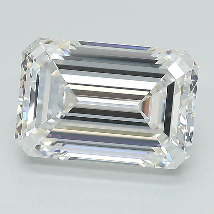 3.59ct Emerald Lab Grown Diamond (Colour E, Clarity VVS2, GIA Certified)