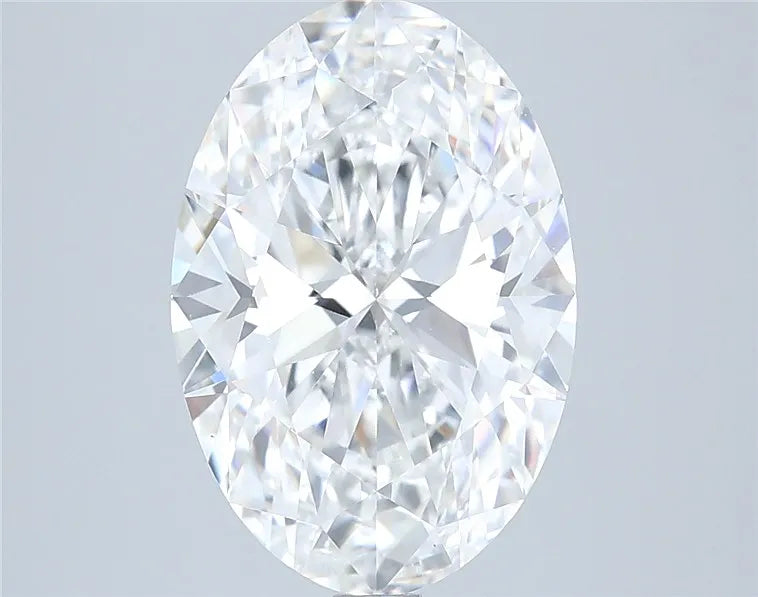 3.60ct Oval Lab Grown Diamond (Colour D, Clarity VVS2, IGI Certified)