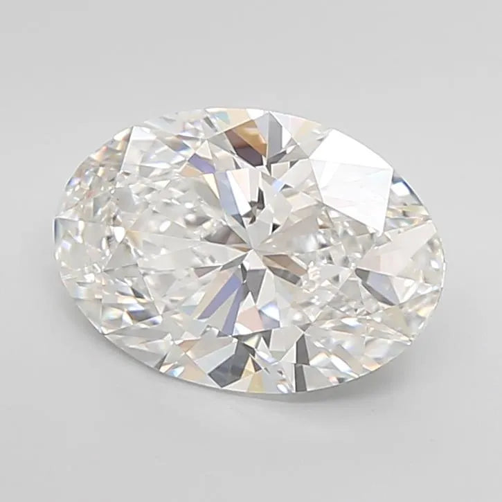 3.60ct Oval Lab Grown Diamond (Colour E, Clarity IF, Cut EX, IGI Certified)