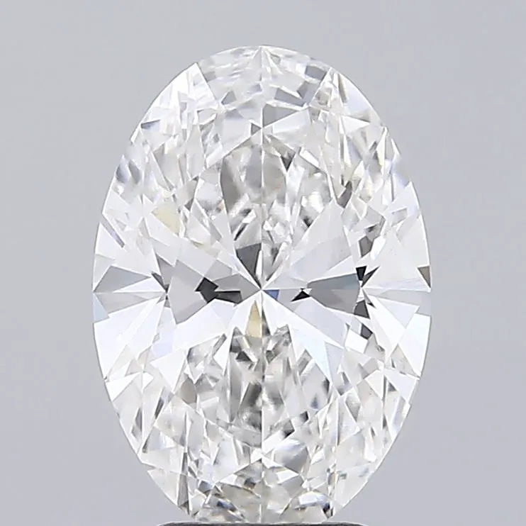 3.60ct Oval Lab Grown Diamond (Colour F, Clarity VVS2, IGI Certified)