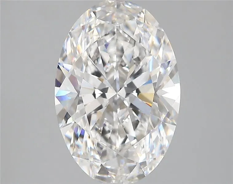 3.64ct Oval Lab Grown Diamond (Colour E, Clarity VVS2, IGI Certified)