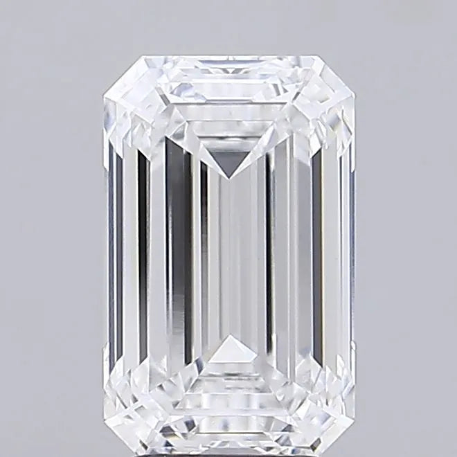 3.65ct Emerald Lab Grown Diamond (Colour D, Clarity VVS2, IGI Certified)
