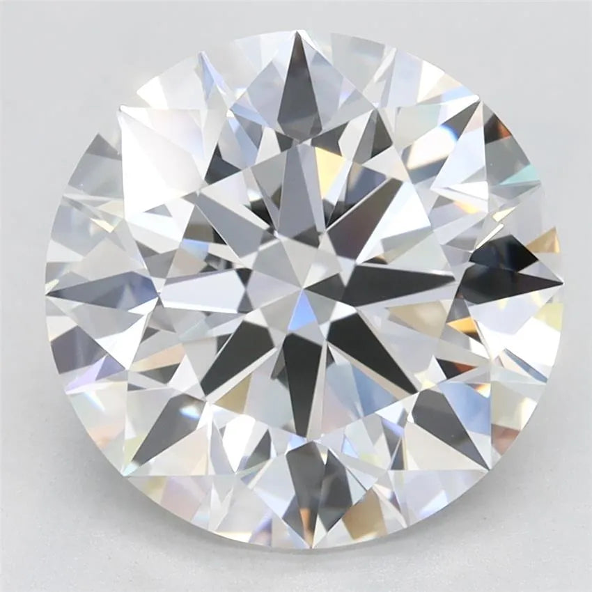 3.65ct Round Lab Grown Diamond (Colour D, Clarity VVS1, Cut EX, GIA Certified)