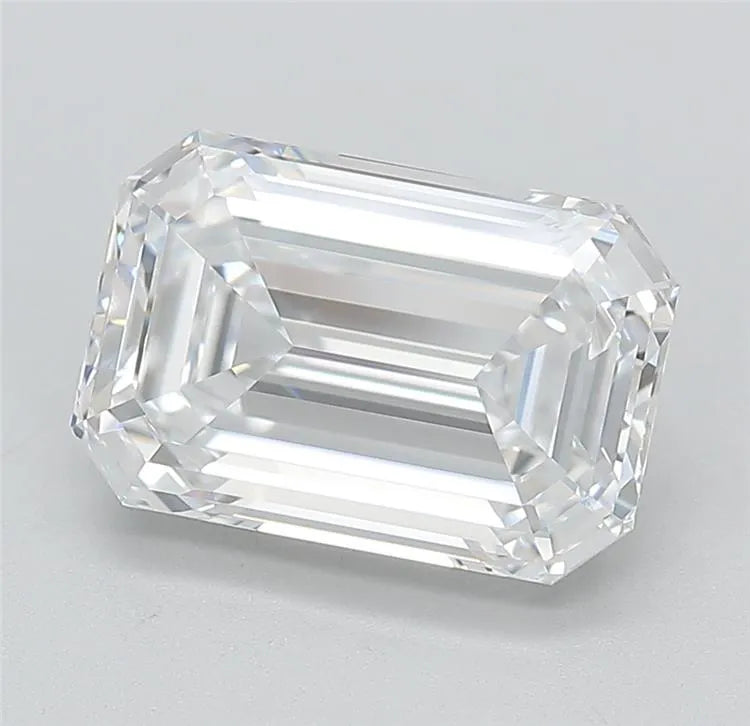 3.66ct Emerald Lab Grown Diamond (Colour D, Clarity IF, Cut EX, IGI Certified)