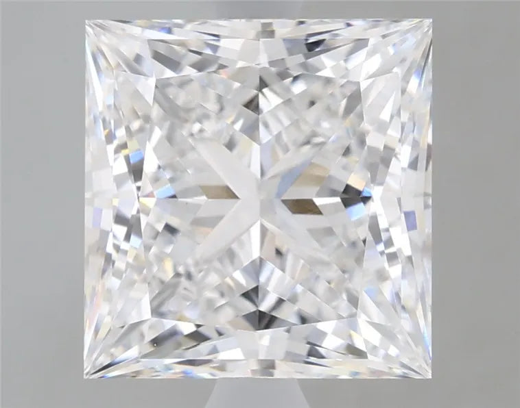 3.68ct Princess Lab Grown Diamond (Colour E, Clarity VVS2, IGI Certified)