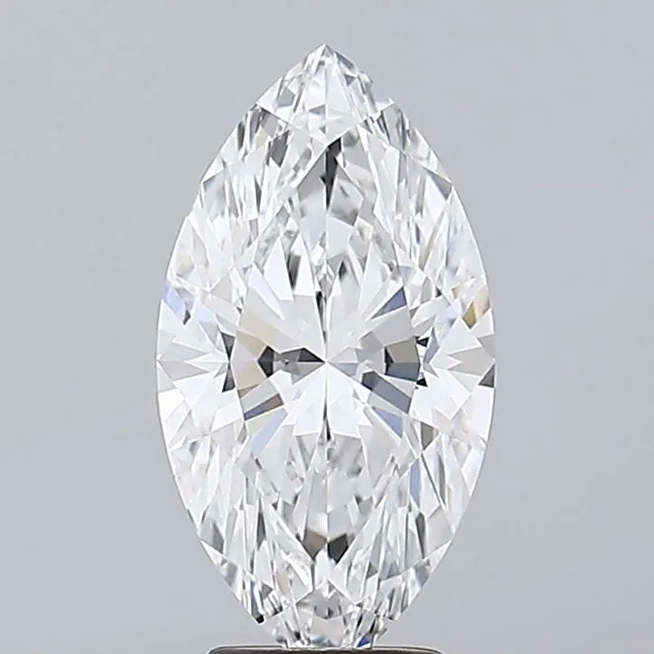 3.70ct Marquise Lab Grown Diamond (Colour D, Clarity VVS2, GIA Certified)