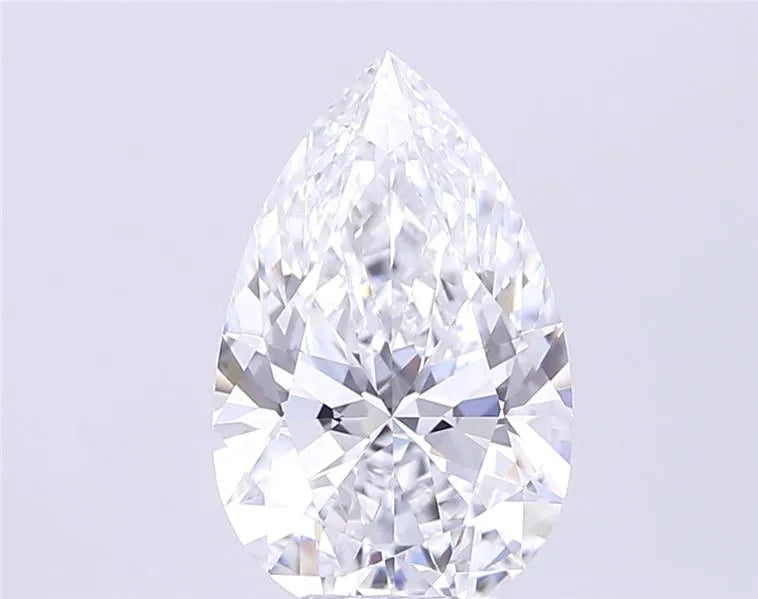 3.70ct Pear Lab Grown Diamond (Colour D, Clarity VVS2, GIA Certified)