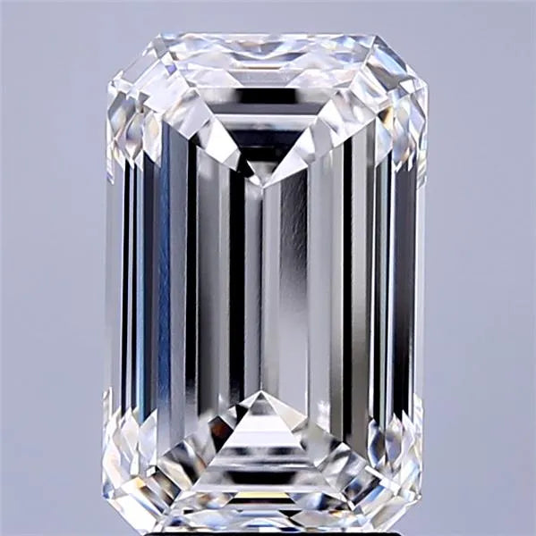 3.71ct Emerald Lab Grown Diamond (Colour E, Clarity IF, IGI Certified)