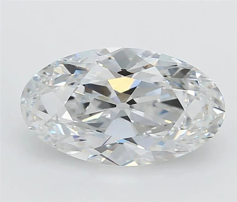 3.71ct Oval Lab Grown Diamond (Colour D, Clarity VVS2, GIA Certified)