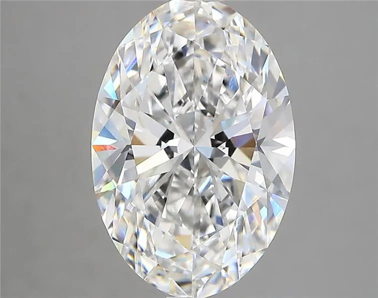 3.72ct Oval Lab Grown Diamond (Colour E, Clarity VVS2, IGI Certified)