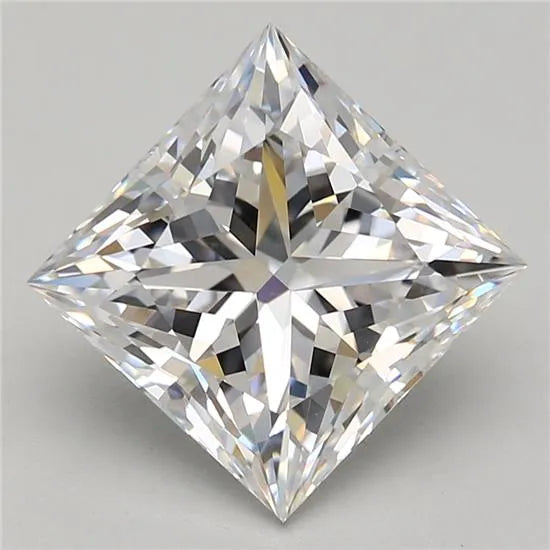 3.72ct Princess Lab Grown Diamond (Colour D, Clarity VVS2, GIA Certified)