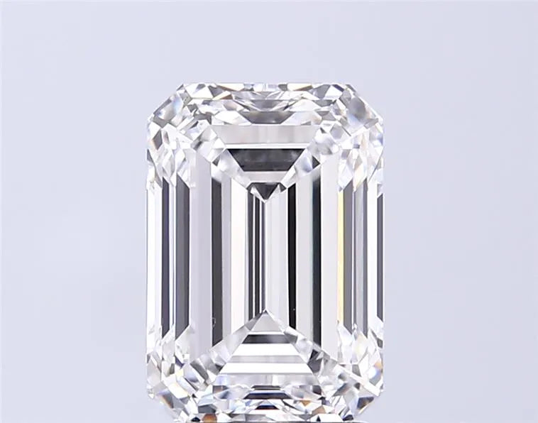 3.73ct Emerald Lab Grown Diamond (Colour D, Clarity VVS1, IGI Certified)
