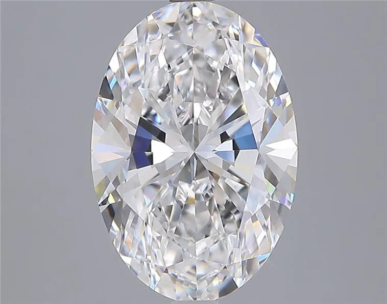 3.74ct Oval Lab Grown Diamond (Colour E, Clarity VVS2, IGI Certified)
