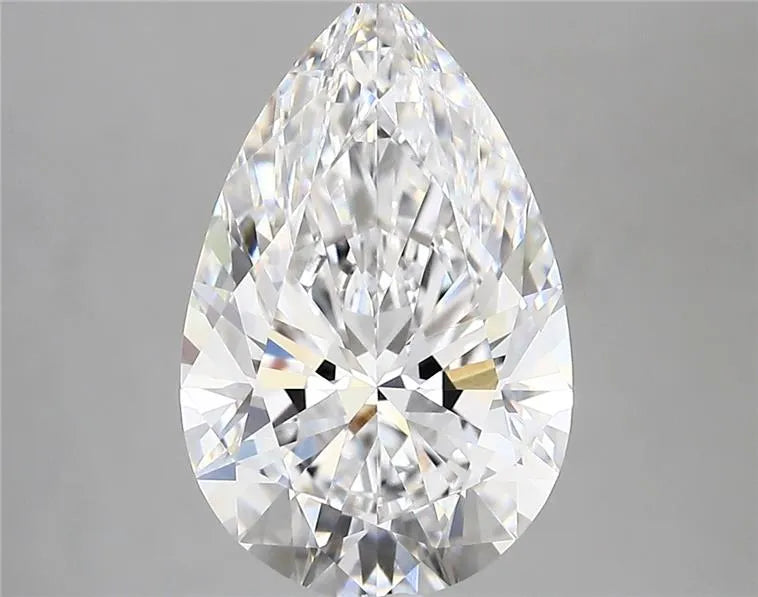 3.75ct Pear Lab Grown Diamond (Colour D, Clarity VVS2, Cut EX, GIA Certified)