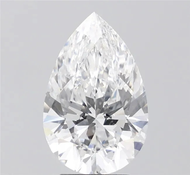 3.75ct Pear Lab Grown Diamond (Colour E, Clarity VVS2, IGI Certified)