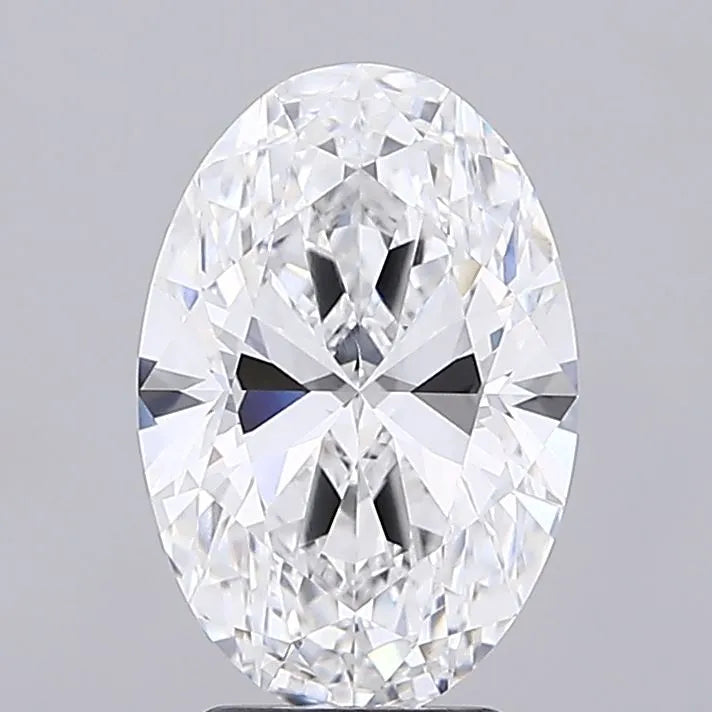 3.77ct Oval Lab Grown Diamond (Colour D, Clarity VVS1, IGI Certified)