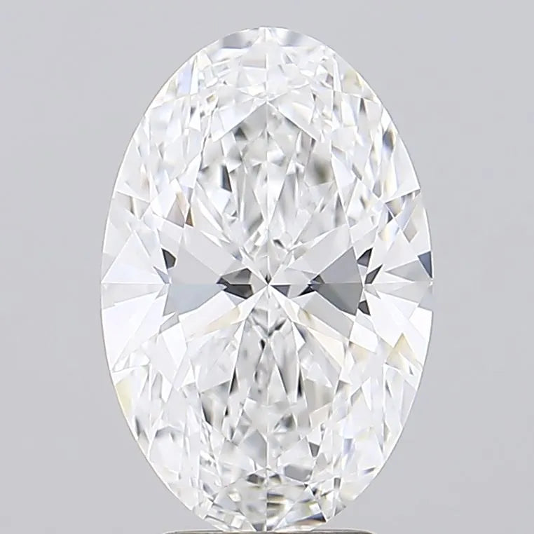 3.83ct Oval Lab Grown Diamond (Colour D, Clarity IF, IGI Certified)