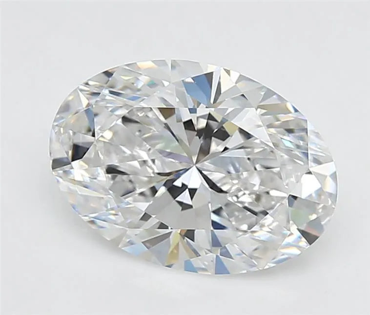 3.83ct Oval Lab Grown Diamond (Colour D, Clarity VVS1, GIA Certified)